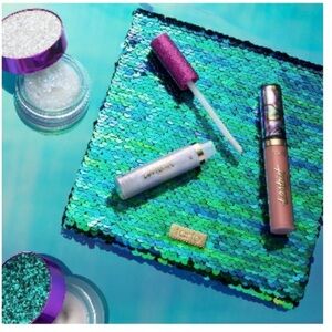 NWOT Tarte Mermaid Treasures Custom Refillable Magnetic Sequins Empty Palette!